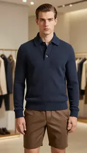 Boxy Fit Sophisticated Knit Contemporary Edge