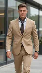 Straight Fit Italian Cut Suit Power Dressing