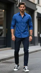 Travel Blue Shirts For Men For Men Fashion