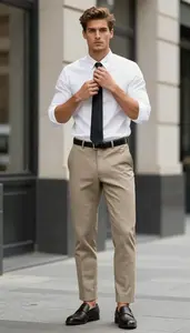 Approachable Fair Skinned Man Man In Button Down Oxford