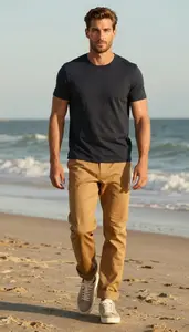 Approachable Tan Timeless Basics Stock Image