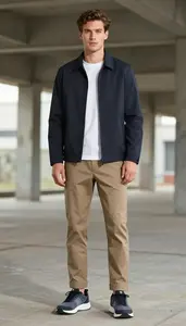Casual Weekend Wear Fashion Model Approachable European Man