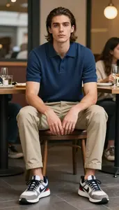 Men S Knit Polo Friendly Style