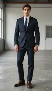Pinstripe Pinstripe Suit Classy Man Fashion