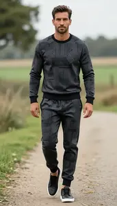 Premium Quality Geometric Pattern Athletic Joggers