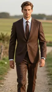 Travel Premium Wool Suit For Men Fashion