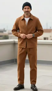 Warm Up Suit For Night Out Mediterranean Man Man Stock