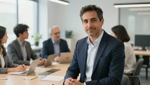 Expert Organizational Development Manager Professional Business Stock Photo