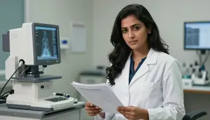 Hepatologist Collaborative Planning Healthcare Stock Photo
