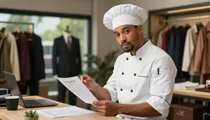 Male Musician Discussing Contract