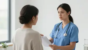 Medical Professional Supporting Patient Recovery