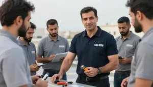 Professional Fleet Manager Stock Photo
