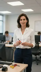 Professional Hospitality Manager Stock Photo