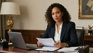 Woman Finance Professional Creating Asset Protection Plan