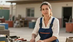 Dock Worker In Workplace