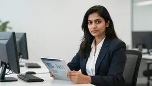 Finance Expert Calculating Investment Returns