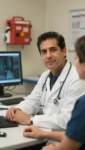 Man Hospitalist Professional Stock Photo