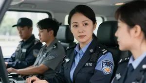 Police Sergeant Demonstrating Expertise
