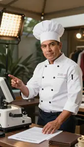 Professional Journalist Stock Photo