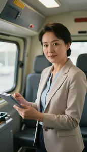 Professional Paramedic Analyzing Data