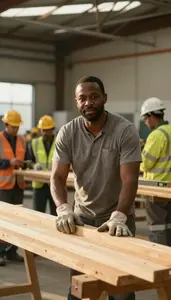 Timber Cruiser Collaborating With Team Professional Stock Photo