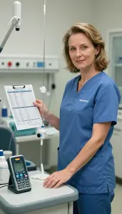 Woman Dietitian Professional Stock Photo