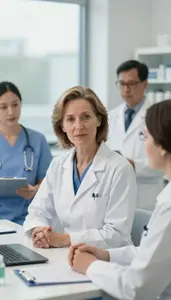 Woman Maternal Fetal Medicine Specialist Professional Stock Photo