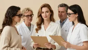 Woman Optometrist Professional Stock Photo