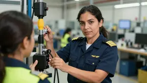Youth Worker Fixing Equipment Professional Stock Photo