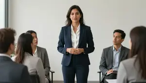 Experienced Corporate Executive Professional Business Stock Photo