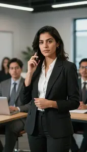Experienced Sales Manager Professional Business Stock Photo