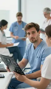 Medical Professional Explaining Diagnosis