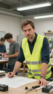 Professional Business Manager Supervising Staff