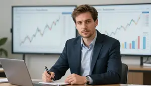 Professional Financial Coach Discussing Investment Thesis