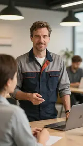Professional Foreman Stock Photo