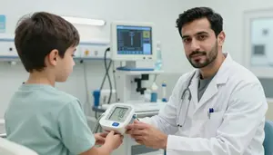 Professional Hospitalist Checking Patient Range Of Motion