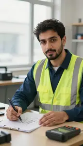 Professional Locksmith Stock Photo