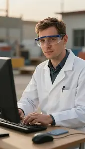 Typing On Computer It Specialist