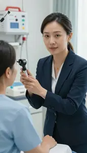 Woman Healthcare Professional Supporting Patient Recovery