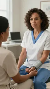 Woman Massage Therapist Professional Stock Photo