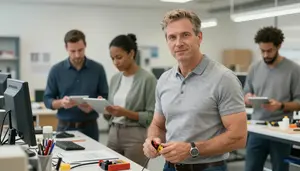 Advocacy Officer Supervising Staff Professional Stock Photo