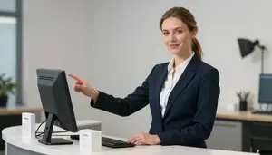 Female Sculptor Demonstrating Product