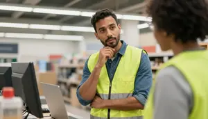 Male Purchasing Manager Peer Feedback