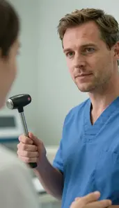 Man Healthcare Professional Peer Consultation