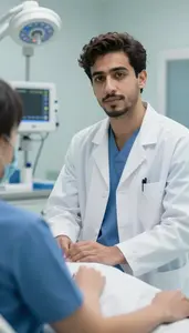Man Nephrologist Professional Stock Photo