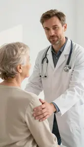 Medical Professional Providing Comfort Care