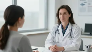 Nephrologist Mental Health Counseling Healthcare Stock Photo