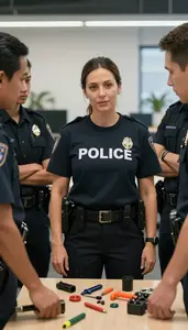 Police Sergeant In Workplace