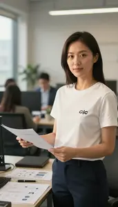 Professional Merchandise Manager Stock Photo
