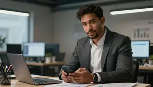 Professional Real Estate Developer Stock Photo